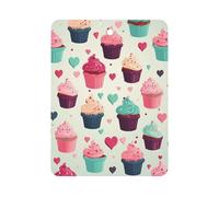 Désodorisant de voiture à suspendre en forme de cupcake et de cœurs - Longue durée - Pour voiture, chambre à coucher, armoire - Style noir
