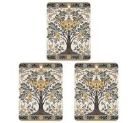 Désodorisant de voiture à suspendre motif arbre cartes parfumées pour voiture, aromathérapie, miroir intérieur pendentif pour armoire, salle de bain, blanc