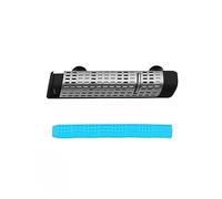 Désodorisant de Voiture arôme Compatible avec Clip de Parfum de Sortie d'air BMW 5 Odeur Support diffus Solide arôme bâton de Parfum de Voiture (Color : Sliver and Blue)