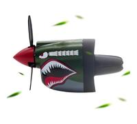 Désodorisant de voiture, clip d'aération de requin, aromathérapie automatique d'avion de chasse d'aviation, décoration d'aération avec hélice, ornement de tableau de bord cool pour hommes