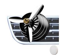 Désodorisant de voiture d'aromathérapie,Hélice Vent Clip Diffuseur de parfum de voiture d'huile essentielle - Assainisseurs d'air des véhicules à moteur tournants de bâti d'de passage pour des accesso