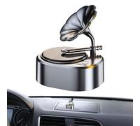 Désodorisant de voiture | Diffuseur d'aromathérapie à énergie solaire, phonographe rotatif longue durée pour intérieur de voiture, camion, maison, studio, voyage