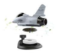 Désodorisant de voiture, diffuseur de parfum d'avion rotatif à 360 °, à énergie solaire, avec rotation, pour voiture, SUV, berline, intérieur du tableau de bord