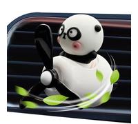 Désodorisant de voiture | Diffuseur pour voiture avec hélice rotative de panda pilote de dessin animé - Aromathérapie parfum décoration sortie air chambre intérieure voiture