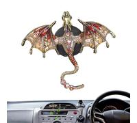 Désodorisant De Voiture Dragon - Diffuseur De Dessin Animé Mignon En D'aluminium Avec Clip De Ventilation | Support De Tablette De Parfum D'aromathérapie, Accessoires De Décoration Intérieure