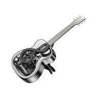 Désodorisant de voiture en forme de guitare et clip diffuseur - Décoration pour climatisation de voiture - Prise de parfum et pince de ventilation - Pour tableau de bord et ventilation - 1 pièce