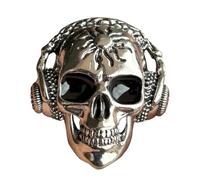 Désodorisant de voiture en forme de tête de mort - Décoration d'Halloween pour grille d'aération - Accessoires d'intérieur de voiture d'Halloween - Scents de squelette de voiture pour SUV, camping-car