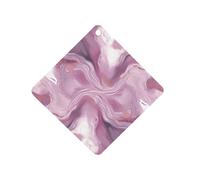 Désodorisant de voiture en marbre violet nacré à suspendre, tablettes d'aromathérapie parfumées longue durée, cartes parfumées pour véhicules, chambre à coucher, armoire, style noir