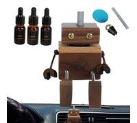 Désodorisant de voiture - Figurine de tableau de bord rechargeable, diffusion de parfum longue durée, décoration décorative résistante à la chaleur, noyau parfumé à faible volatilité, décoration