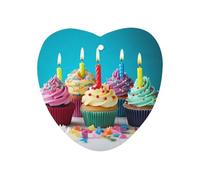 Désodorisant de voiture Happy Birthday Cupcakes à suspendre, tablettes d'aromathérapie parfumées longue durée pour voiture, cartes parfumées en forme d'amour pour véhicules, chambre à coucher, armoire