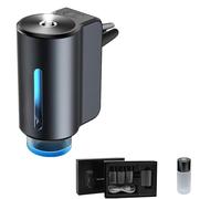 Désodorisant de voiture intelligent, désodorisant de diffuseur de voiture, diffuseur d'arôme de voiture réglable avec trois niveaux, arôme de voiture intelligent (Hilton,Diffuseur+1Huile)
