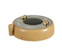 Désodorisant de voiture - Parfum solaire rotatif | Accessoire portable avec huiles essentielles naturelles, décoration de tableau de bord, purificateur d'air écologique pour une fraîcheur