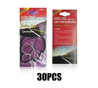 Désodorisant De Voiture Parfumé Naturel,Papier De Thé,Parfum De Vanille Automatique,Forme De Cuir Chevelu,Accessoires D'intérieur,10 Pièces,50 Pièces - Type 30pcs Purple