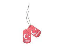 Désodorisant De Voiture Personnalisé Turkey Dog Tag