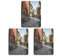 Désodorisant de voiture Street of Italy à suspendre pour aromathérapie - Pour homme et femme - 3 pièces