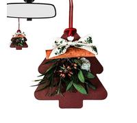 Désodorisant en forme d'arbre de Noël - Désodorisant rouge pour voiture | Désodorisant pour voiture en forme d'arbre parfumé | Désodorisant pour voiture - Décoration colorée pour intérieur de