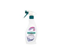 Désodorisant et Désinfectant Textile SANYTOL Spray 500 ml Désinfecte 99,9% Blanc/Translucide