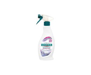 Désodorisant et Désinfectant Textile SANYTOL Spray 500 ml Désinfecte 99,9% Blanc/Translucide