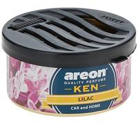 AREON Ken Désodorisant Voiture Lilas Fleur Maison en Pot Couvercle Ventilé Réglable 3D (Lilac Lot de 2)