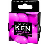AREON Ken Désodorisant Voiture Bubble Gum en Pot Maison Couvercle Ventilé Réglable 3D (Lot de 6)