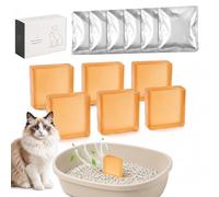 Désodorisant litière chat Jaune Lot de 6 30 Jours par Bloc compatible avec Pura MAX/MAX 2 / MAX Pro 2 Recharges Désodorisant pour Litière Automatique