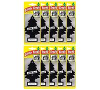 Desodorisant Little Trees Black Ice X 10 - Voiture, Camion, Taxi, Uber, Domicile, Bureau