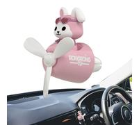 Désodorisant pilote pour voiture | Joli diffuseur de voiture pilote animal pour ventilation de l'air - Décoration de parfum pour voiture avec 2 pastilles de thérapie, accessoire