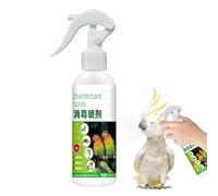 Désodorisant pour animaux domestiques, éliminateur d'odeurs de cage 200 ml, spray naturel rafraîchissant pour sol cage odeur cacatoès perroquet perroquet chiot maison tapis
