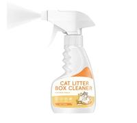 Désodorisant Pour Bac à Litière - Spray Nettoyant Taches de Déjections 120 ml pour Animaux | Éliminateur de Taches du Bac à Litière - Pour Maison Jardin Terrasse Appartement Dortoir Bureau