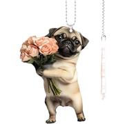 Désodorisant pour chien mignon - Diffuseur de parfum - Clip de sortie d'air - I6Q8 - Clips de voiture 2D Decora