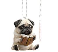 Désodorisant pour chien mignon - Diffuseur de parfum - Clips de ventilation 2D - Décoration de voiture - A5 x 7 - Sortie intérieure