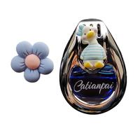 Désodorisant pour grille d'aération de voiture, clip pour désodorisant pour voiture - Clip de parfum de de climatisation de décoration automatique - Accessoires d'intérieur de, parfum