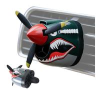 Désodorisant pour grille d'aération - Nez d'avion de combat pour voiture | Aromathérapie longue durée avec motif requin, accessoire de parfums saisonniers, outil d'été, hiver, Saint-Valentin, Noël