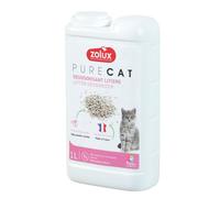 Désodorisant pour litière parfum baby powder 1 litre pour chat - zolux