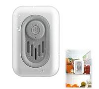 Désodorisant pour réfrigérateur, puissant éliminateur d'odeurs et conservateur de fraîcheur pour réfrigérateur, compact sans fil, rechargeable, prolonge la fraîcheur des aliments et réduit les déchets