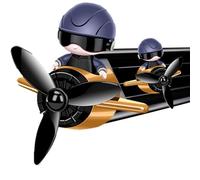Désodorisant pour véhicule - Diffuseur de parfum de cabine à clipser - Mini accessoire de module de parfum d'avion - Présentoir de parfum d'intérieur de voiture avec amélioration du style de