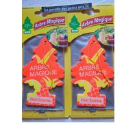 désodorisant pour voiture ,2 arbres magiques senteur Cocktail de fruits