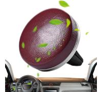 Désodorisant pour voiture avec clip d'aération - Élégant diffuseur de parfum en peau d'agneau - Avec 3 tampons de recharge parfumés - Pour femmes, hommes et véhicules tels que SUV, camion