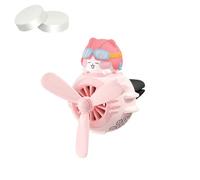 Désodorisant Pour Voiture Beagle Flyer, Parfum De Pilote De Dessin Animé Mignon, Ventilateur Rotatif à Clip Pour Grille D'aération, Sortie D'air à Hélice Rotative Avec 2 Comprimés(Style E,1pc)