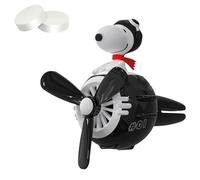 Désodorisant Pour Voiture Beagle Flyer, Parfum De Pilote De Dessin Animé Mignon, Ventilateur Rotatif à Clip Pour Grille D'aération, Sortie D'air à Hélice Rotative Avec 2 Comprimés(Style C,1pc)