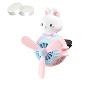 Désodorisant Pour Voiture Beagle Flyer, Parfum De Pilote De Dessin Animé Mignon, Ventilateur Rotatif à Clip Pour Grille D'aération, Sortie D'air à Hélice Rotative Avec 2 Comprimés(Style G,1pc)