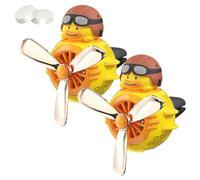 Désodorisant Pour Voiture Beagle Flyer, Parfum De Pilote De Dessin Animé Mignon, Ventilateur Rotatif à Clip Pour Grille D'aération, Sortie D'air à Hélice Rotative Avec 2 Comprimés(Style D,2pcs)