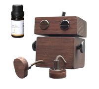 Désodorisant Pour Voiture - Bois 5,7x4,4x4,7 Cm | Diffuseur De Voiture En Bois Pour Secoué, Diffuseur D'arôme De Secouée | Décoration Intérieure D'aromathérapie Automobile Pour Hommes