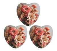 Désodorisant pour voiture, désodorisant d'ambiance, bouquet de fleurs, pastilles parfumées pour voiture (paquet de 3) (saveur lavande/océan/thé blanc) pour voiture ou maison.