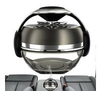 Désodorisant pour voiture | Désodorisant solaire rotatif pour aromathérapie | Purificateur d'air rechargeable longue durée - 50 ml - Fournitures de parfum, décoration de tableau de bord pour homme et