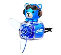 Désodorisant pour voiture, diffuseur d'automobile, parfum d'aération, hélice rétro, installation facile, clip en silicone souple pour véhicule, 5,9 x 5,5 x 8,9 cm