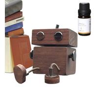 Désodorisant pour voiture, diffuseur en bois secouant, aromathérapie automobile, distributeur de parfum , décoration de tableau de bord, pour papa, maman, mari, épouse, voiture familiale, 5,7 x