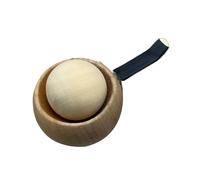 Désodorisant pour voiture - Diffuseur sphérique en bois naturel de 7 cm | Diffuseur d'arômes alternatifs en rotin sans flamme | Décoration de parfum longue durée pour une utilisation dans le salon de