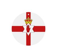 Désodorisant pour voiture Drapeau de l'Irlande du Nord - Lot de 4 diffuseurs de parfum longue durée pour voiture, maison et placard