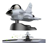 Désodorisant pour voiture Éliminateur d'Odeurs à Énergie Solaire | Diffuseur de parfum pour voiture à avion rotatif pour Tableau de Bord de Camion SUV RV Route Conducteurs et Passagères